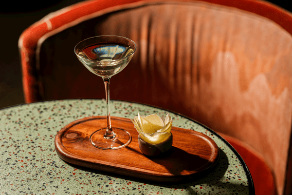 servir le martini blanc