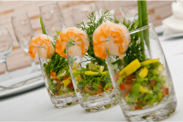 gambas aux légumes