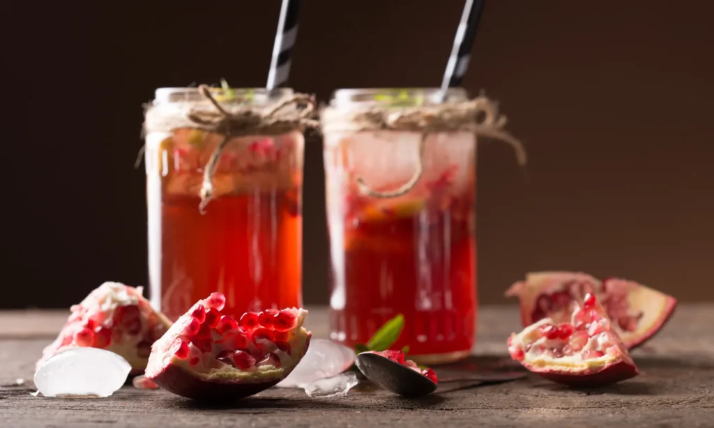 jus de grenade à consommer 