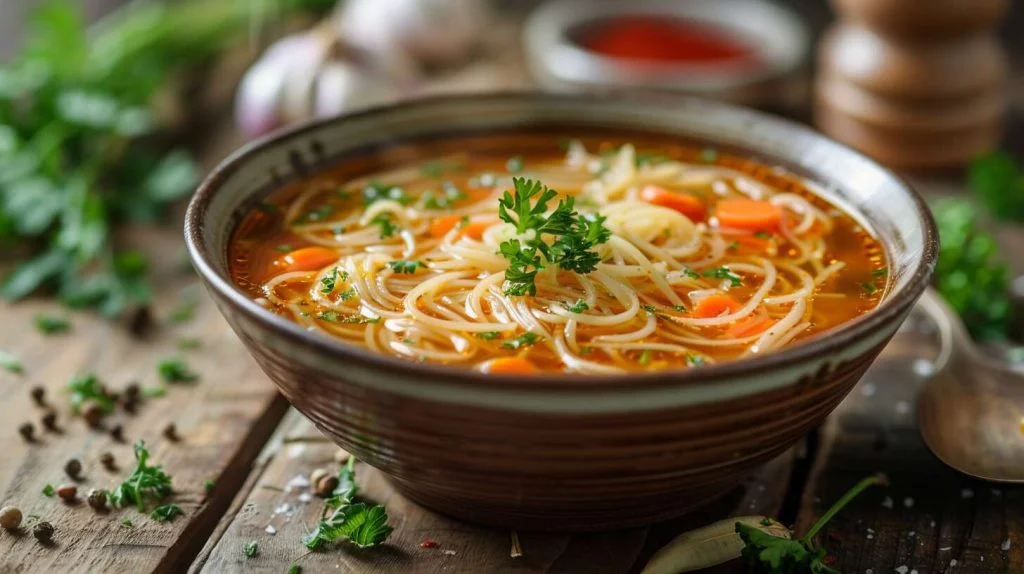 réussir sa recette de soupes aux vermicelles