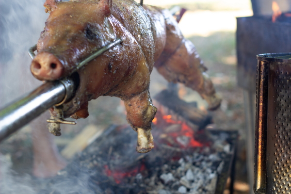 réussir son cochon de lait à la broche