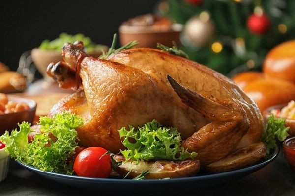 cuisson chapon au four chaleur tournante